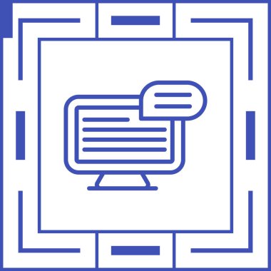 Bilgisayar web simge vektör çizim