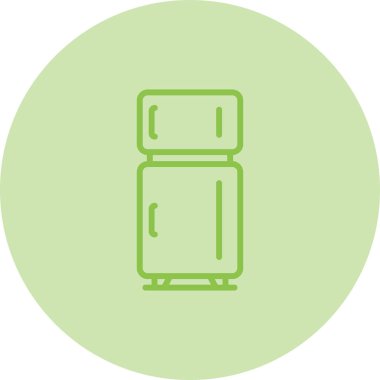 buzdolabı simgesi, vektör illüstrasyonu basit tasarım