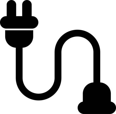 kablo bağlantı simgesi web illüstrasyonu