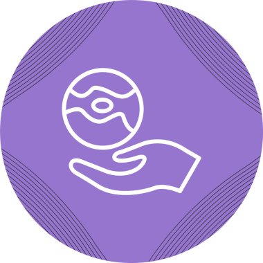 Çevresel Etki simgesi vektör illüstrasyonu 