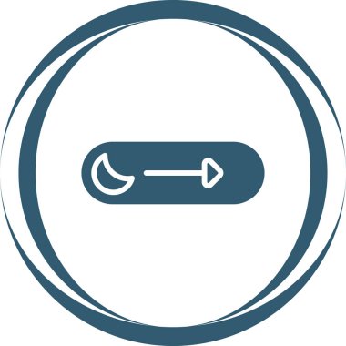 Uyku kipi simgesi web illüstrasyonu