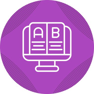 Test simgesinin vektör illüstrasyonu