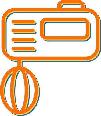 Fıçı mutfak simgesi, vektör illüstrasyonu 