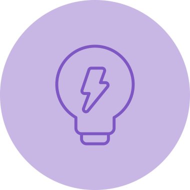 Bir fikrim var. Web simgesi basit illüstrasyon 