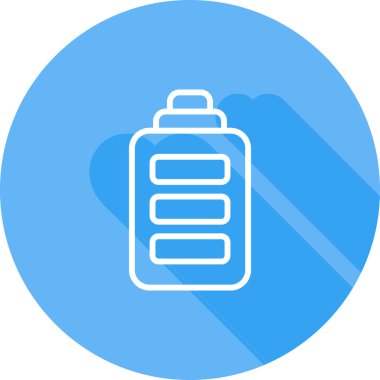 pil ağ simgesi, basit vektör illüstrasyonu