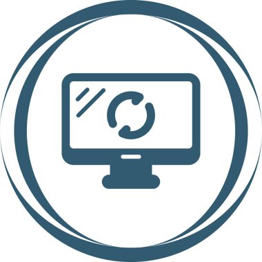  Yazılım Güncelleme simgesi, vektör illüstrasyonu