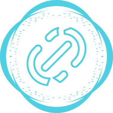 Arz Zinciri Bozma simgesinin vektör çizimi