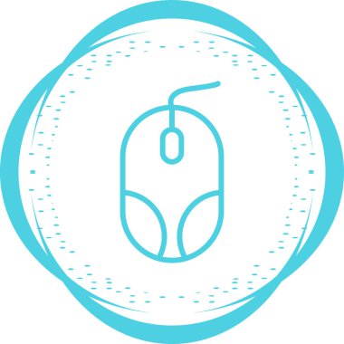bilgisayar faresi, web simgesi vektör illüstrasyonu 