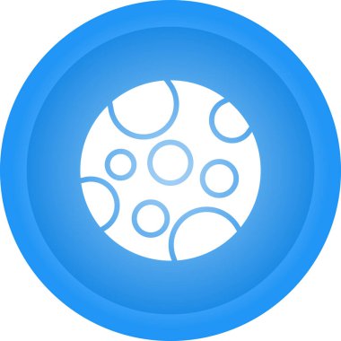 Ay ağ simgesinin vektör illüstrasyonu