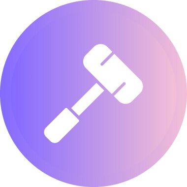 Balyoz. Web simgesi basit illüstrasyon 