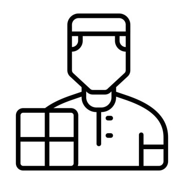 User icon, vector illustration simple design