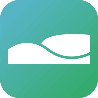 Kum tepeleri simgesinin vektör illüstrasyonu 