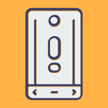 akıllı telefon web simgesi vektör çizimi 