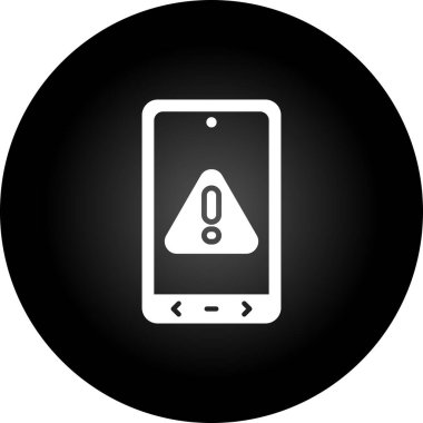 Uyarı, uyarı simgesi vektör illüstrasyonu 