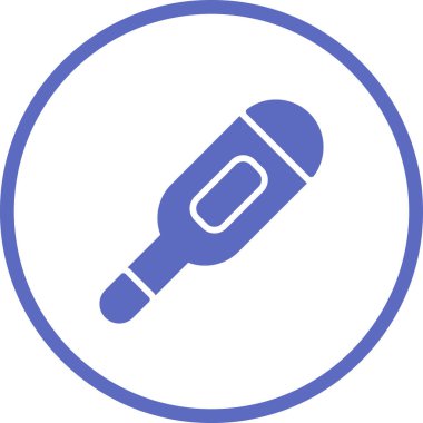 termometre simgesi, vektör illüstrasyonu basit tasarım 