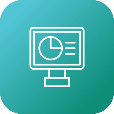 Web simgesi, vektör illüstrasyonu izleniyor