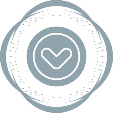 İşaret simgesini işaretle. vektör illüstrasyonu 