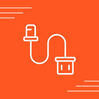 Cable Ferrule simgesinin vektör illüstrasyonu