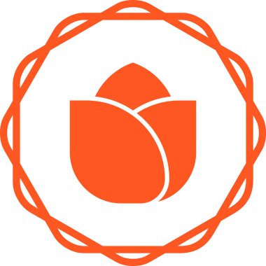  gül çiçeği ikonu vektör illüstrasyonu 