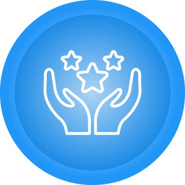 Glory web simgesinin vektör illüstrasyonu