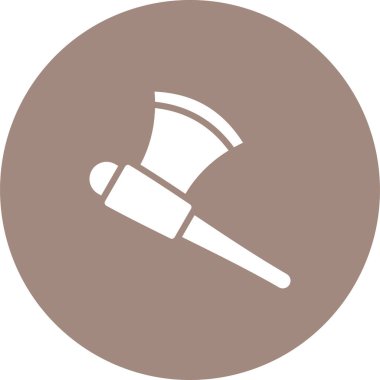 Balta. Web simgesi basit illüstrasyon