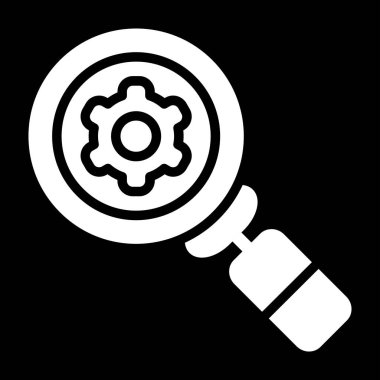 Arama modern simgesinin vektör illüstrasyonu