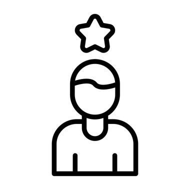 Üstün ağ simgesi vektör illüstrasyonu