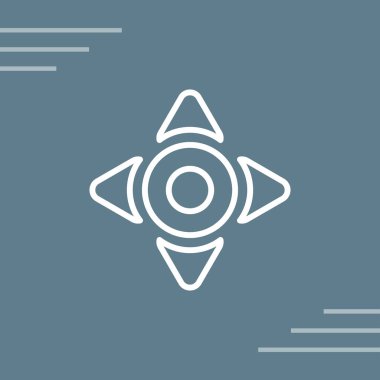 Web simgesini basit illüstrasyonla kaydır