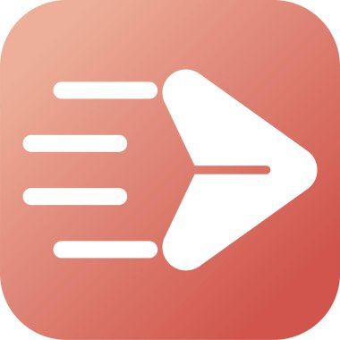 posta simgesi, vektör illüstrasyonu basit tasarım gönder