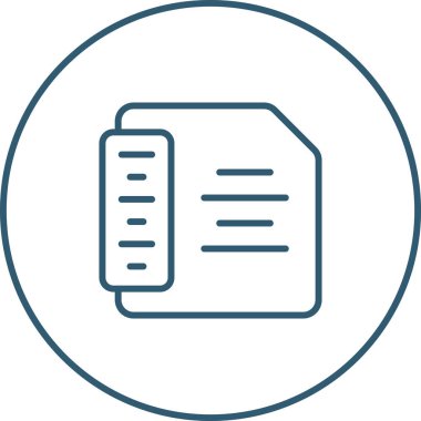 Belge web simgesini, vektörü kaydet