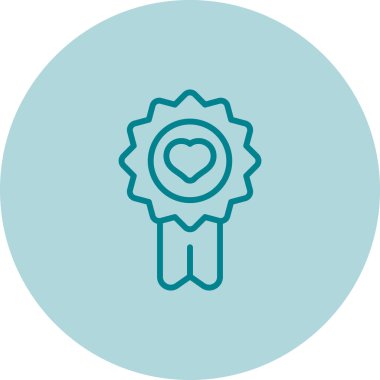 Kurdele. Web simgesi basit illüstrasyon