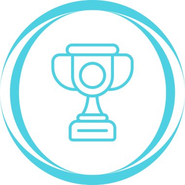 kupa ikonu vektör illüstrasyonu 