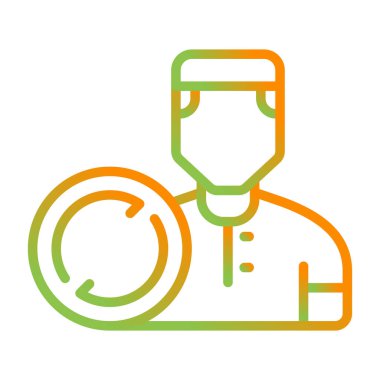 user icon, vector illustration simple design