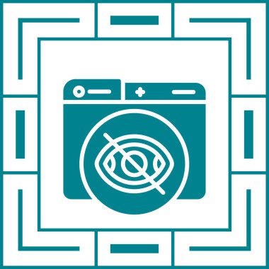 Özel. Web simgesi basit illüstrasyon