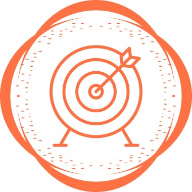 hedef ağ simgesi, vektör illüstrasyonu