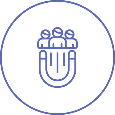 Kullanıcı Bağlantısı simgesi vektör çizimi 