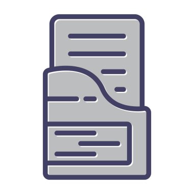 Web, vektör illüstrasyonu için davet simgesi