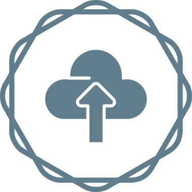 Sunucu simgesi, vektör illüstrasyonu basit tasarım