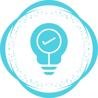  Ampul simgesi. vektör çizimi tasarımı