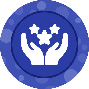 Glory web simgesinin vektör illüstrasyonu