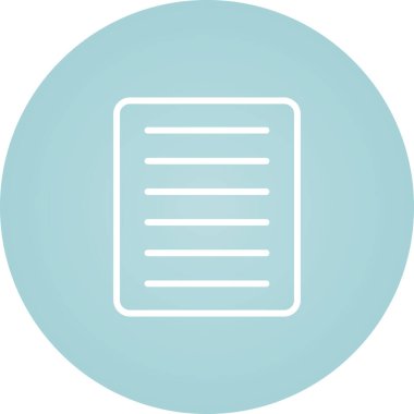 Belge Hizalama Simgesi, vektör illüstrasyonuName