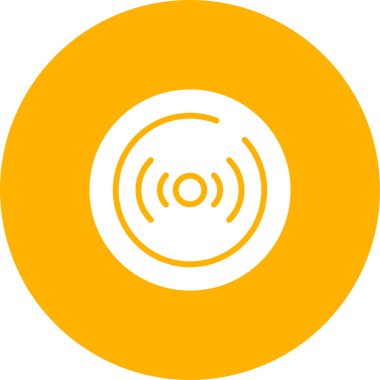 Canlı yayın simgesinin vektör illüstrasyonu 