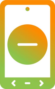 Simge işaret vektörü illüstrasyonunu sil 