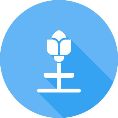 Lale. Web simgesi basit illüstrasyon 