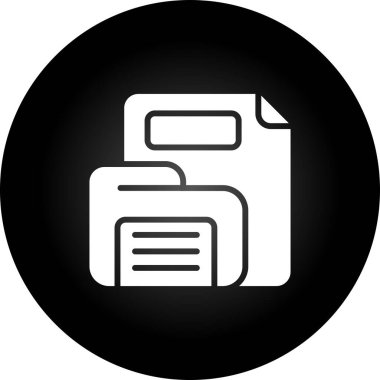 dizin simgesi, vektör illüstrasyonu basit tasarım