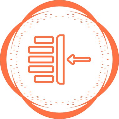 margin web simgesi, vektör illüstrasyon tasarımı 