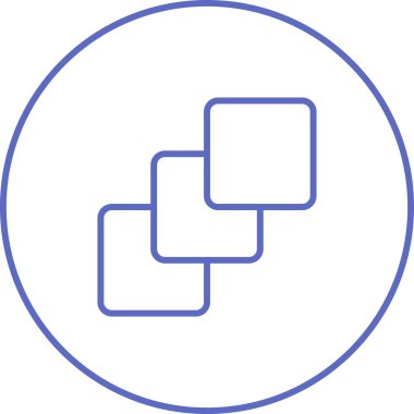 Katman simgesinin web illüstrasyonu