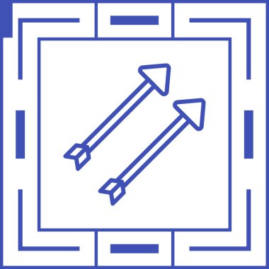 ok simgesi, vektör illüstrasyonu 