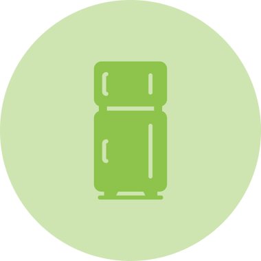 buzdolabı simgesi, vektör illüstrasyonu basit tasarım