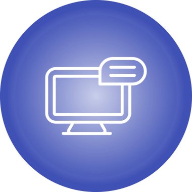 Bilgisayar web simge vektör çizim